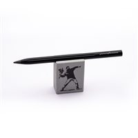 Kugelschreiber Pininfarina Segno Banksy's graffiti in Aluminium PNFSMBSKFL - PNFSMBSKFL